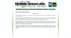 Desktop Screenshot of byresidecaravansite.co.uk